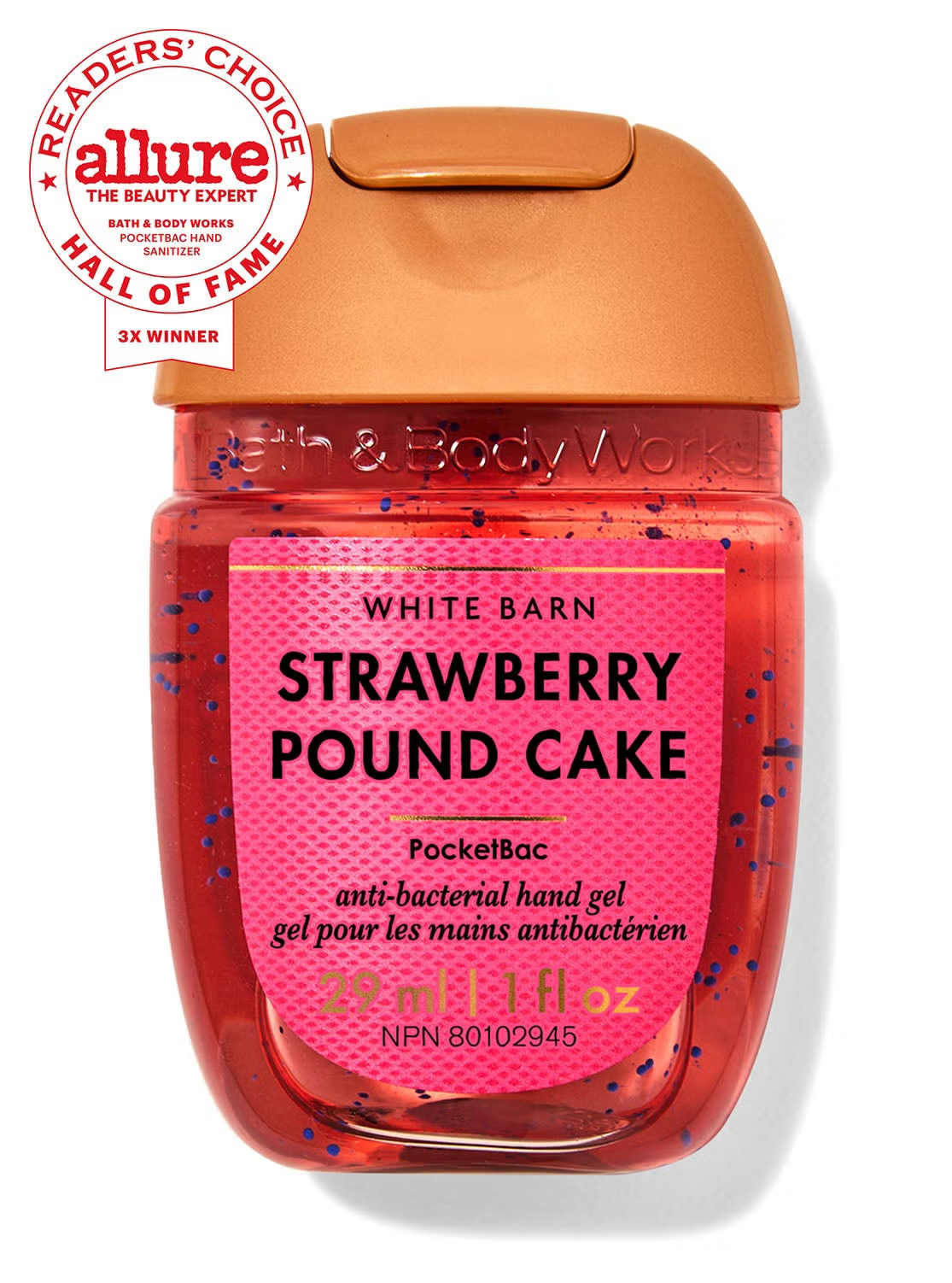ژل دست بث اند بادی ورکس strawberry pound cake