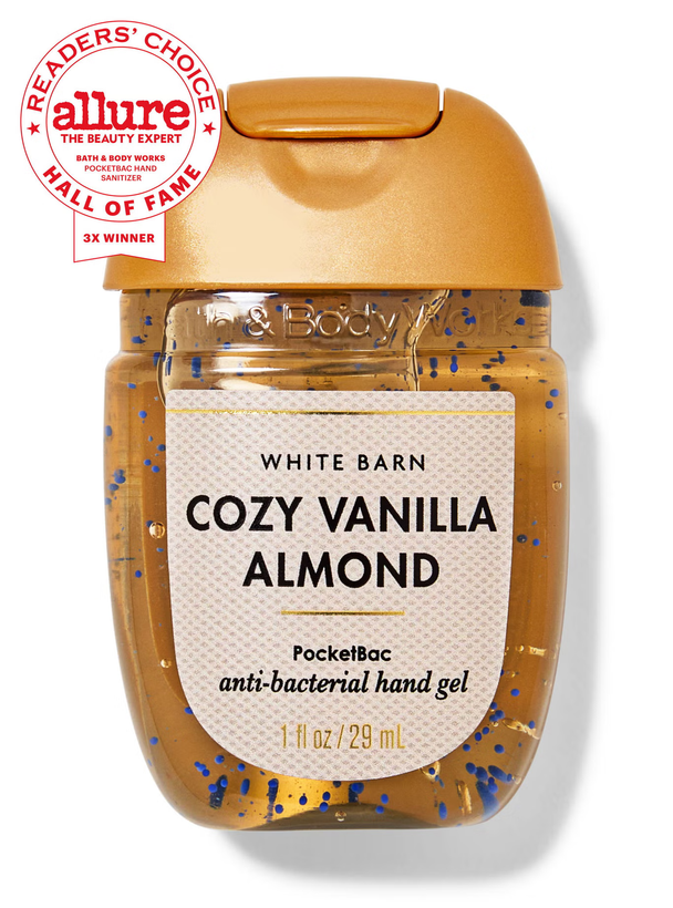 ژل دست بث اند بادی ورکس cozy vanilla almond