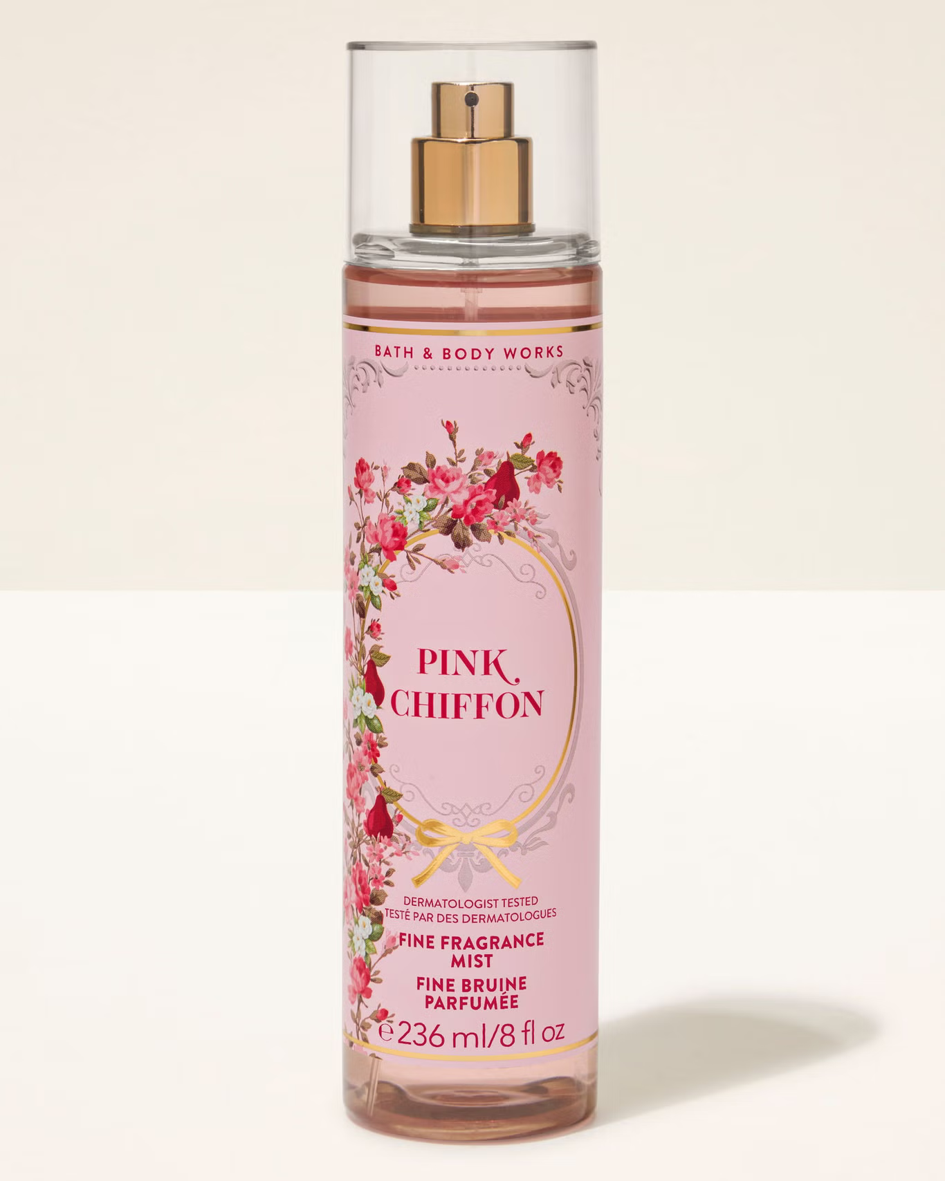 بادی میست بث اند بادی ورکس pink chiffon