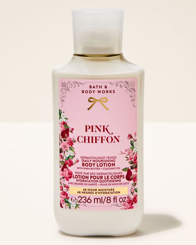 لوسیون بدن بث اند بادی ورکس pink chiffon