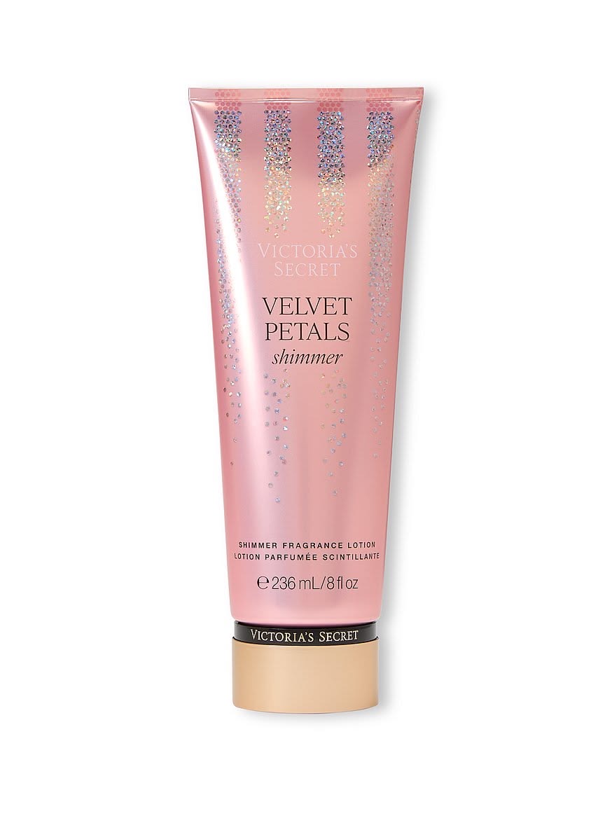 لوسیون ویکتوریا سکرت velvet petals شیمر