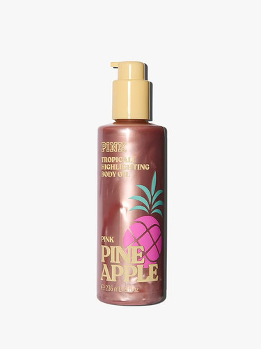 روغن بدن هایلایتری لاین pink ویکتوریا سکرت pineapple