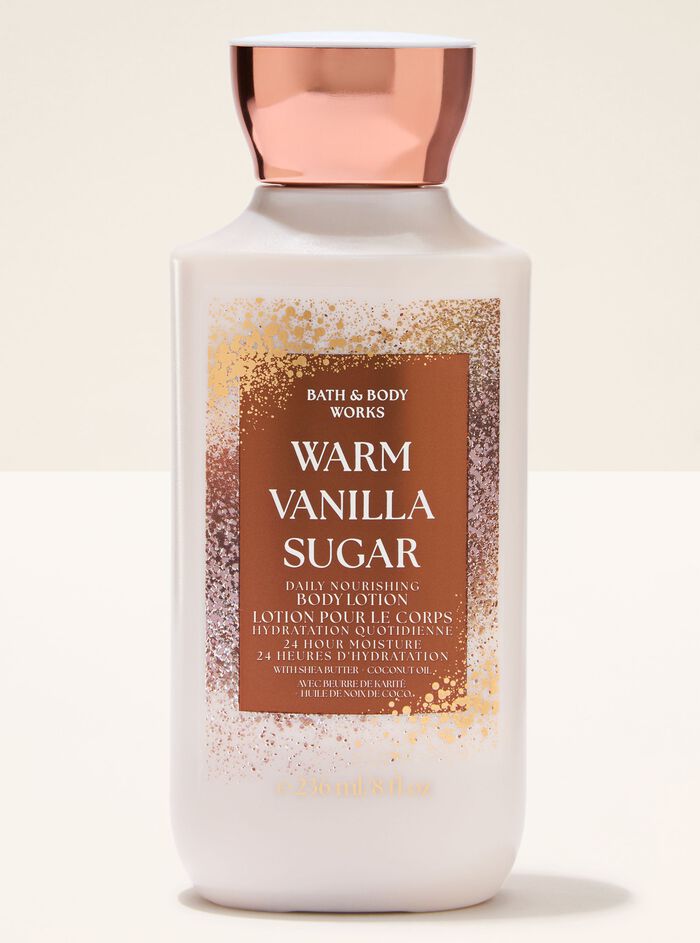 لوسیون بدن بث اند بادی ورکس warm vanilla sugar